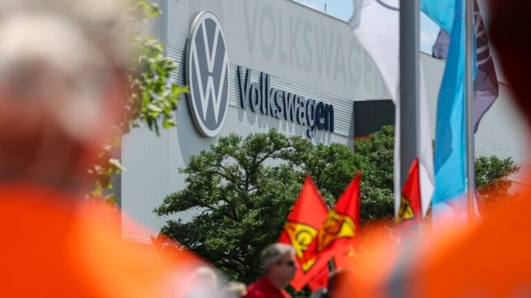 Volkswagen stock rises on 50,000 job cuts plan amid tariffs, China pressure