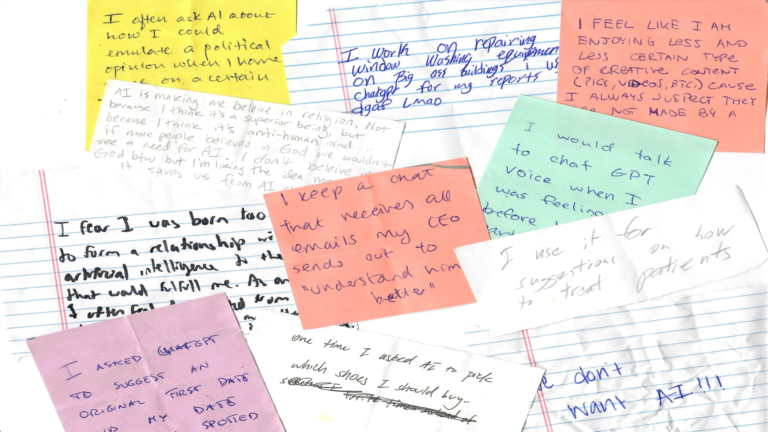 Artist’s AI secrets project collects hundreds of anonymous confessions