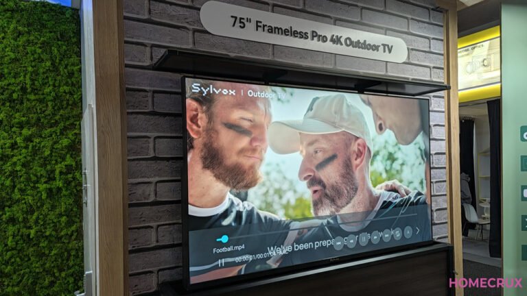 Sylvox Frameless Pro 4K Outdoor TV Doesn’t Fear Sun or Rain