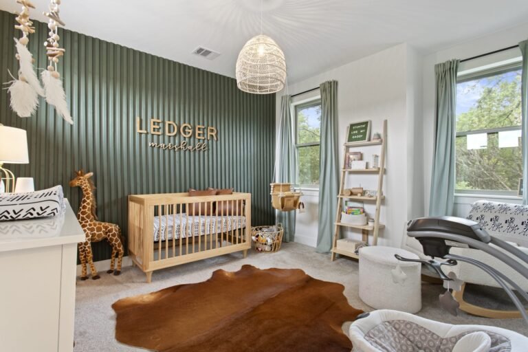 Before & After: Modern Jungle Theme Nursery