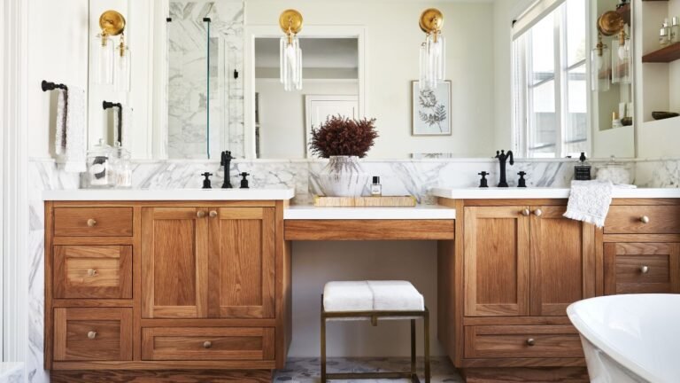 The Bathroom Vanity Trend That Makes Any Space Feel Warmer