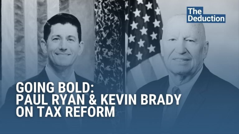 Going Bold: Paul Ryan & Kevin Brady on Tax Reform
