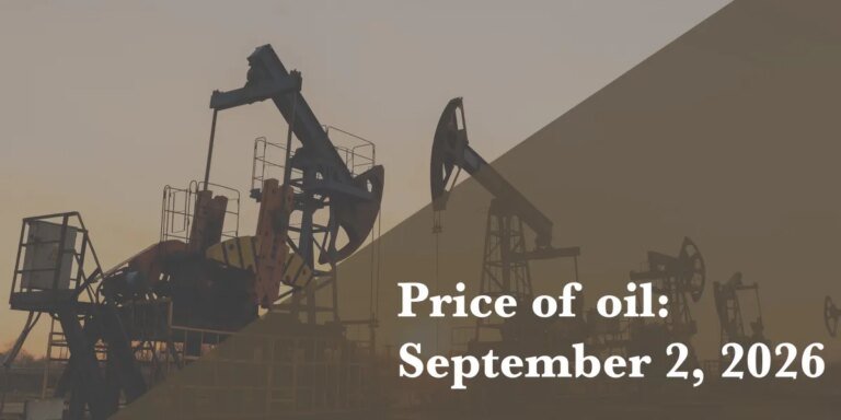 Current price of oil as of Sept. 2, 2026