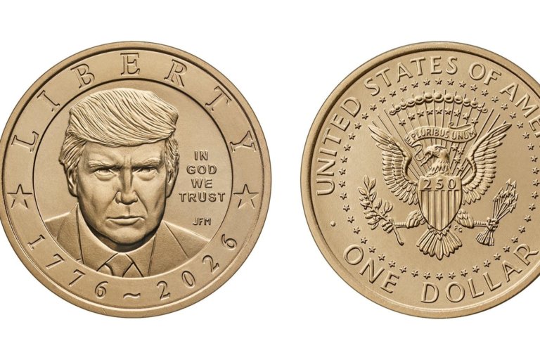$1 Gold Trump Coins Go on Sale Sept. 2