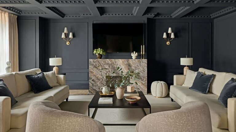 A New Build Transformed Into a Home With Aged Parisian Style